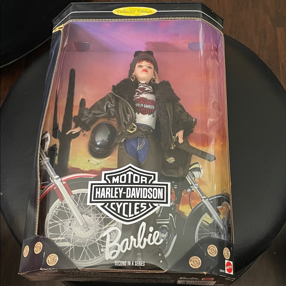 Harley-Davidson Barbie with Black and Red Outfit